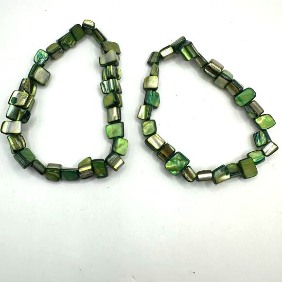 Bracelet Lot Set of 4 Bundle Casual Summer Surfer Stacking Beach Black Green - Picture 8 of 9